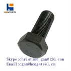 DIN933 hex head bolt  black oxide 